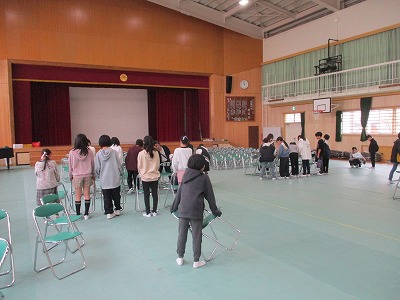 入学式準備