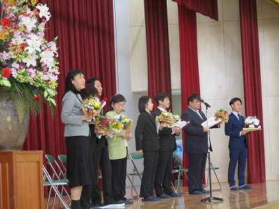 離任された先生方