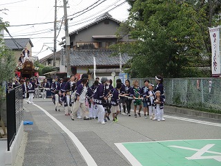 地車がやって来た