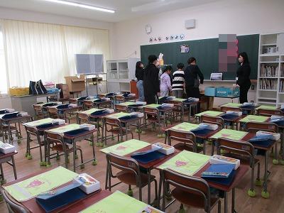 入学式準備