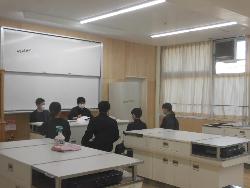 面接練習の様子
