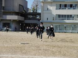 避難訓練（避難の様子）