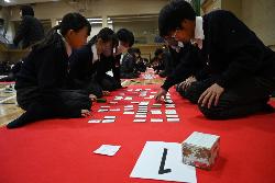 2年生百人一首大会の様子