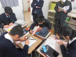 公開授業の様子（1年生）