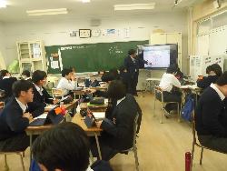 公開授業の様子（2年生）