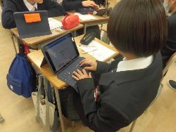 公開授業の様子（2年生）