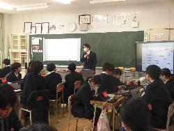公開授業の様子（2年生保健）