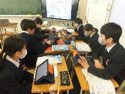 公開授業の様子（2年生保健）