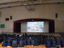 3年生お別れ会の様子（映像視聴）