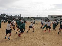 2年生球技大会の様子（男子）