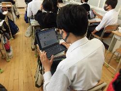 授業の様子（2年生社会）
