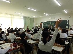 授業の様子（1年生数学）