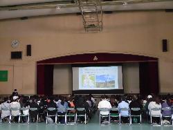 林間学舎説明会の様子