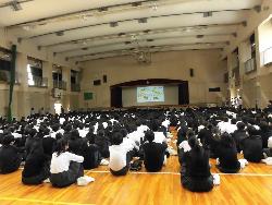SNS講演会（生徒達の様子）
