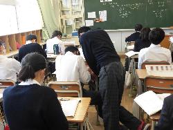 授業の様子（2年生数学）