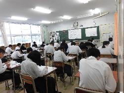 2年生NRTテストの様子
