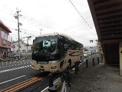 修学旅行出発の様子