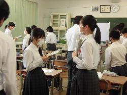 授業の様子（2年生英語科）