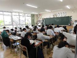 3年生Q-Uアンケートの様子