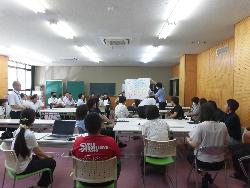 事後協議のようす（全体交流）