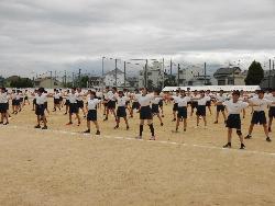 学年練習の様子（2年）