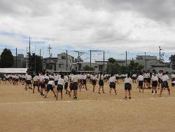 学年練習の様子（2年）