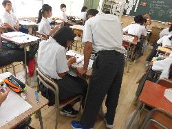 授業の様子（1年技術）