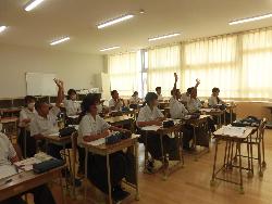 授業の様子（1年生数学）