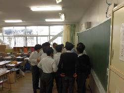 合唱練習の様子（2年生）