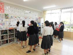 合唱練習の様子（3年生）