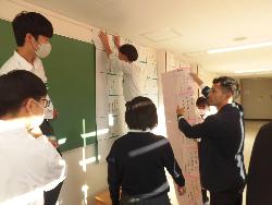 展示準備の様子