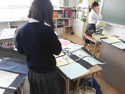 展示準備の様子