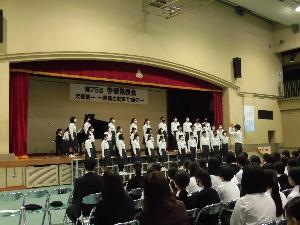 合唱コンクール（1年5組）