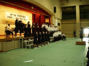 合唱コンクール（3年2組）