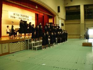 合唱コンクール（3年5組）