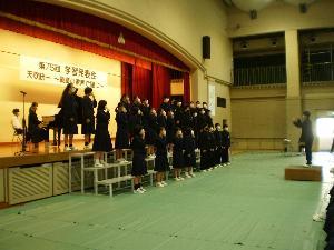 合唱コンクール（3年4組）