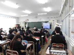 2年生数学科の授業の様子