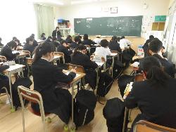 1年生授業の様子（音楽）