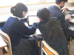 学活の様子（2年生トライやるに向けて）