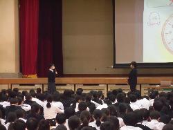 生徒代表お礼の言葉