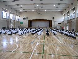 1年生学年集会の様子
