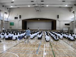 3年生学年集会の様子