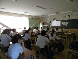 終業式（教室の様子）