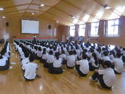 学年集会の様子（2年生）