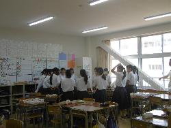 体育大会選手決めの様子（3年生）