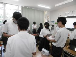 公開授業の様子（3年生英語）