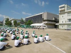 学年練習の様子（1年生）