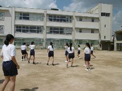 学年練習の様子（3年生女子）