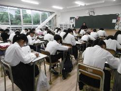 終礼学習の様子