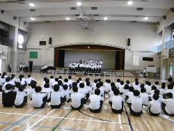 合唱コンクールリハーサル（1年生）